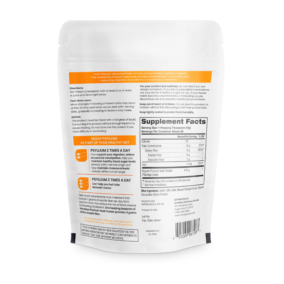 Psyllium Husk Powder Orange 