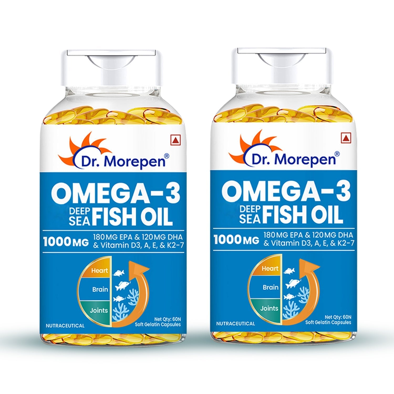 Dr. Morepen Omega 3 Deep Sea Fish Oil Softgels 