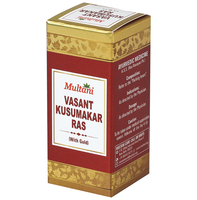 Multani Vasant Kusumkar Ras With Gold 