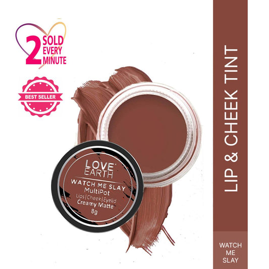 Love Earth Lip Tint & Cheek Tint Multipot-Watch Me Slay - Distacart