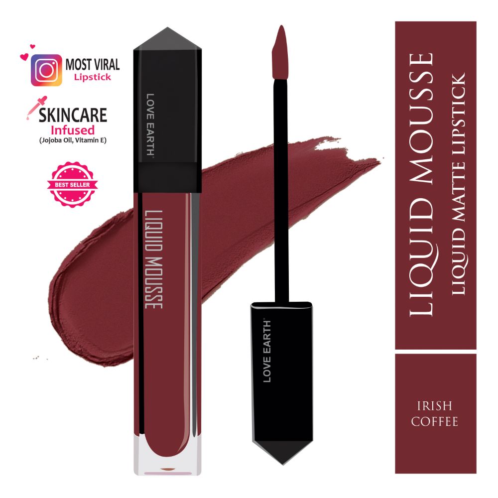 Love Earth Liquid Mousse Lipstick - Irish Coffee 