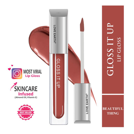 Love Earth Lip Gloss - Beautiful Thing (Barbie Pink) - Grab2buy