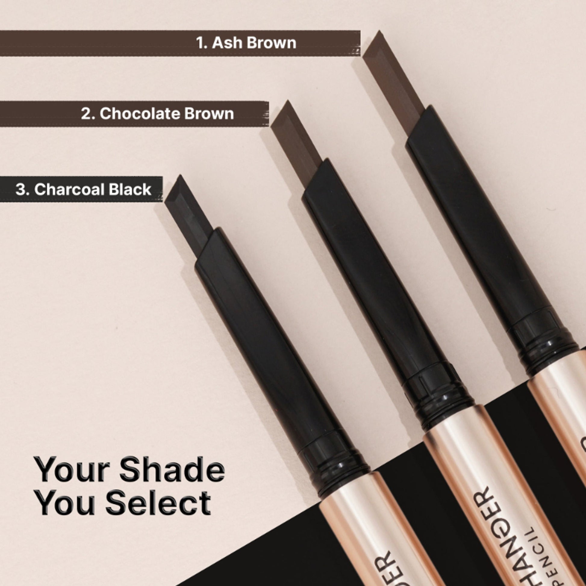 Swiss Beauty Select Game Changer Eyebrow Pencil - 3 Charcoal Black