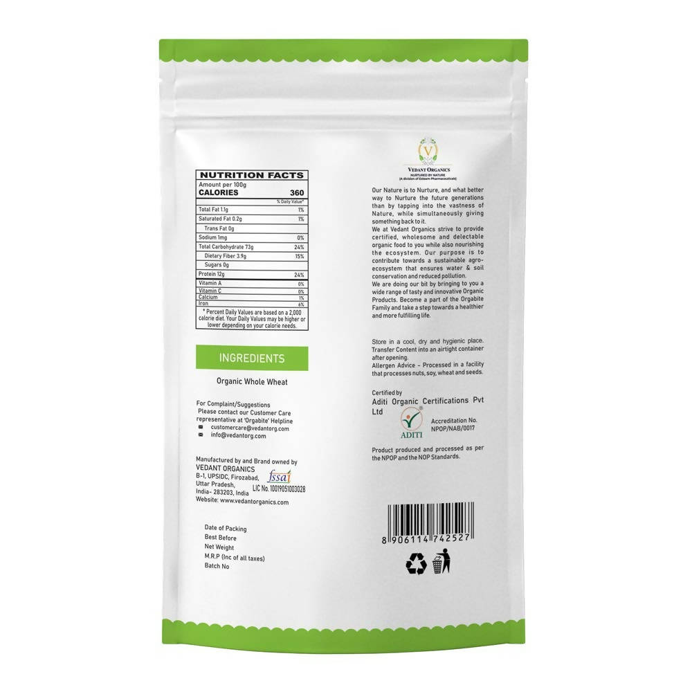 Orgabite Organic Suji (Semolina)