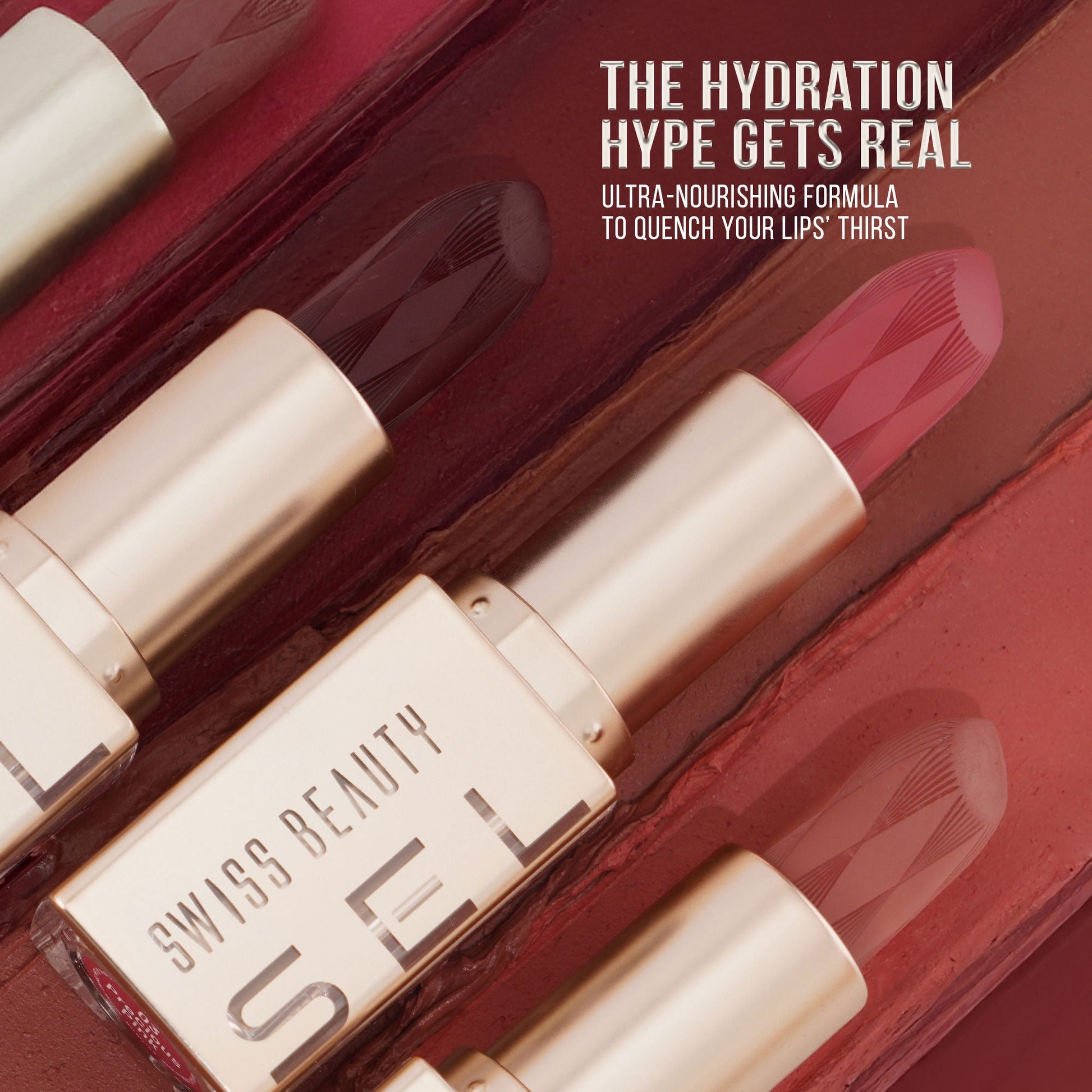 Swiss Beauty Select Creme Touch Hydrating Lipstick - 7 Noble Nude