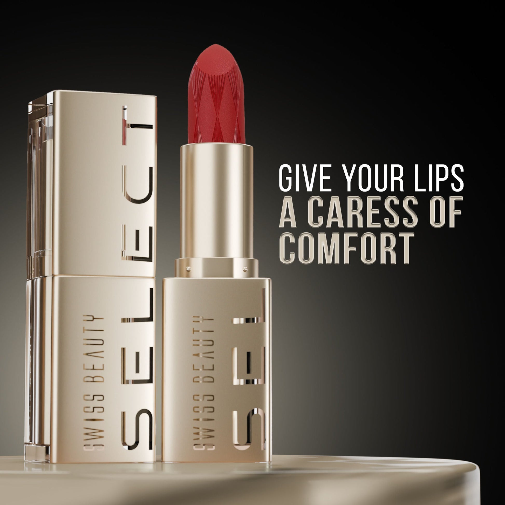 Swiss Beauty Select Creme Touch Hydrating Lipstick - 8 Passionate Pink