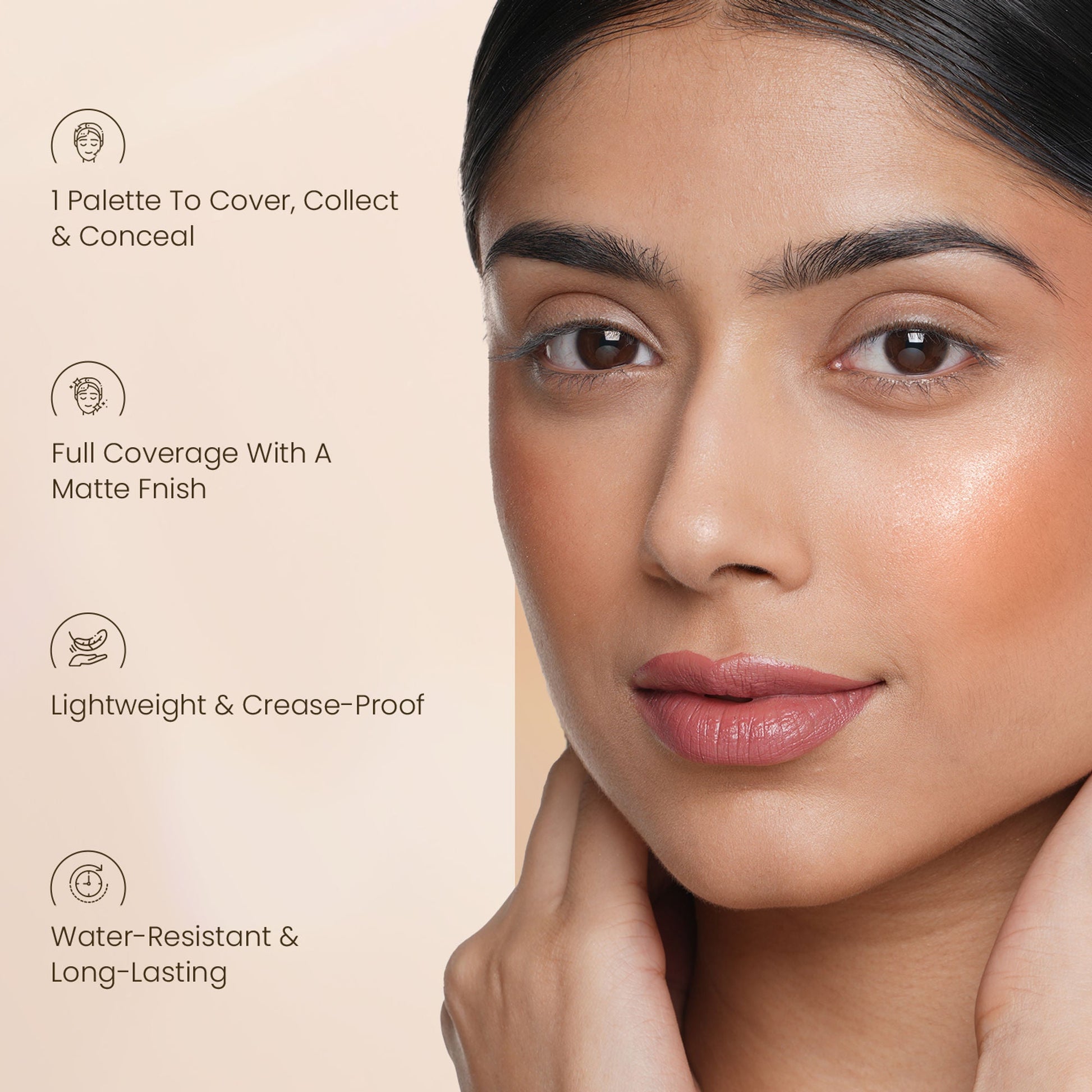 Swiss Beauty Cover Studio Ultra Base Concealer Palette - 3