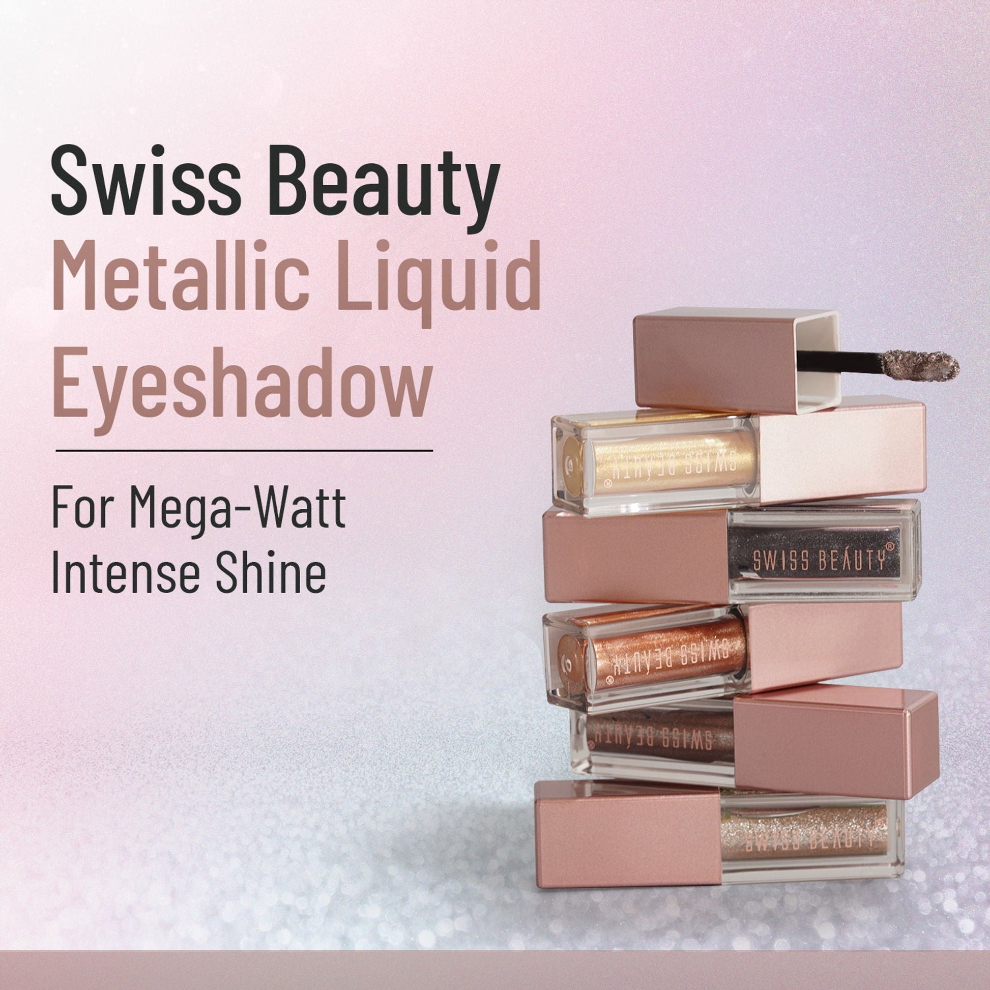 Swiss Beauty Metallic Liquid Eyeshadow - 02 Diamond Dust