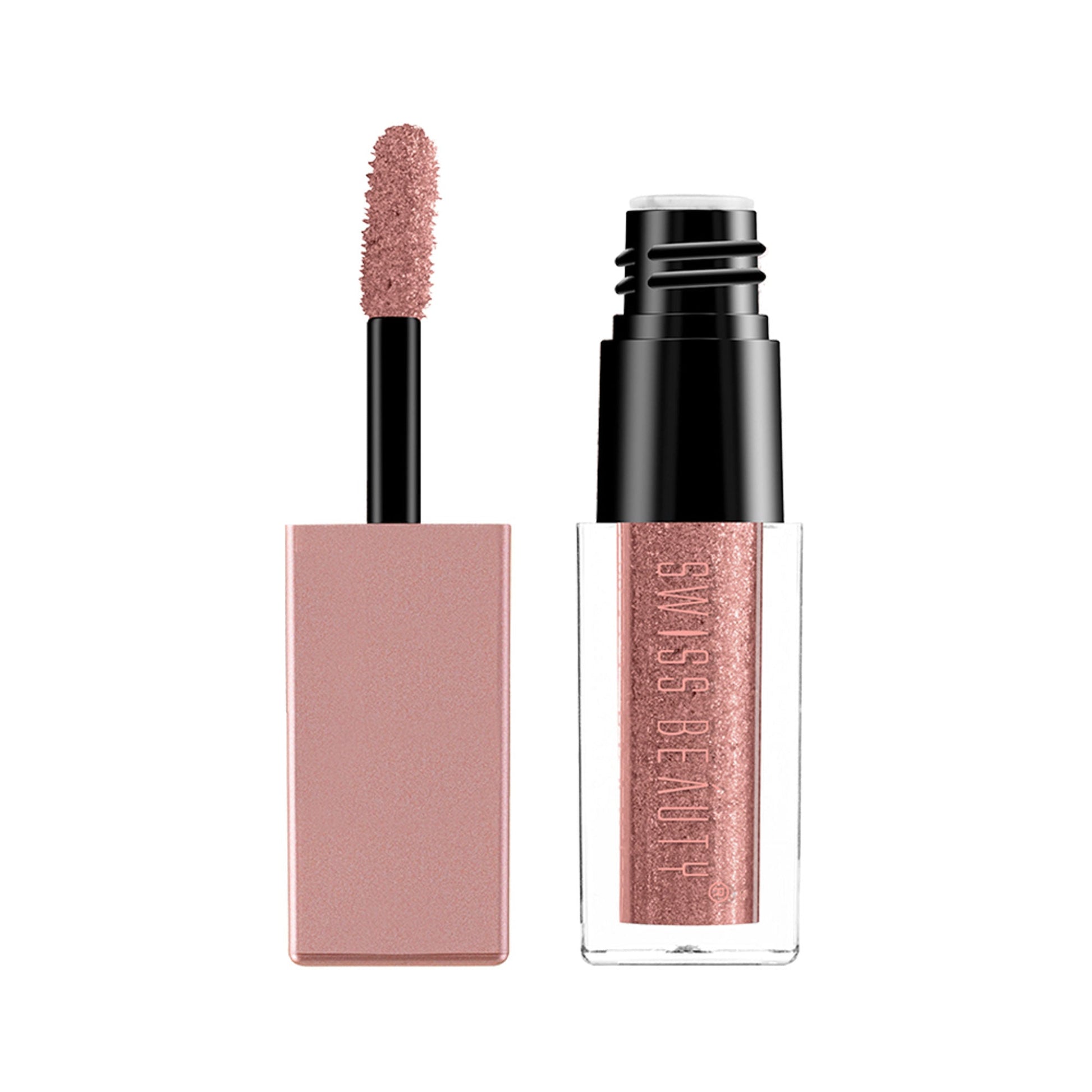 Swiss Beauty Metallic Liquid Eyeshadow - 05 Rose Gold Retro