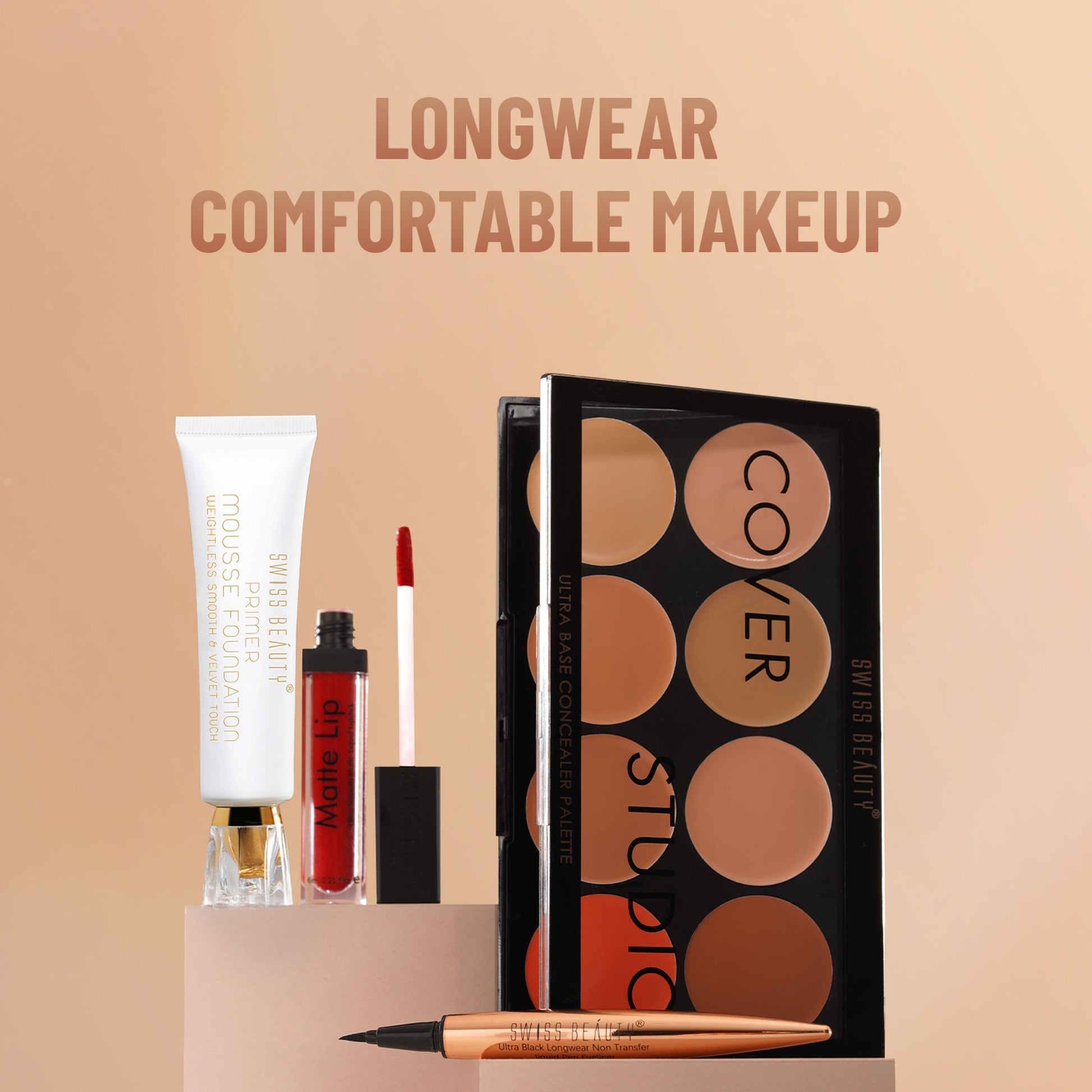 Swiss Beauty Cover Studio Ultra Base Concealer Palette - 2