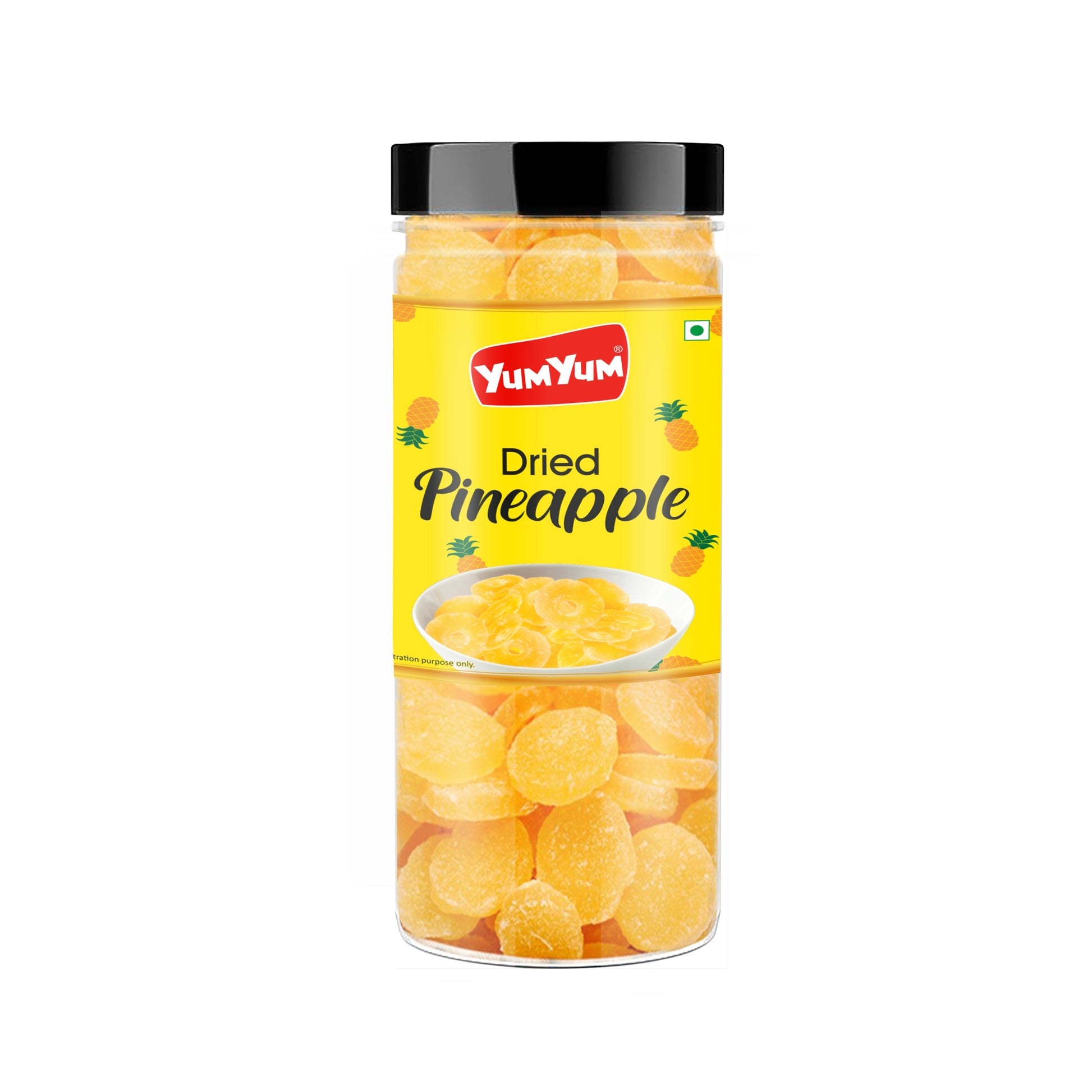 Yum Yum Dried Pineapple Jar  Grab2Buy Yum Yum Grab2Buy