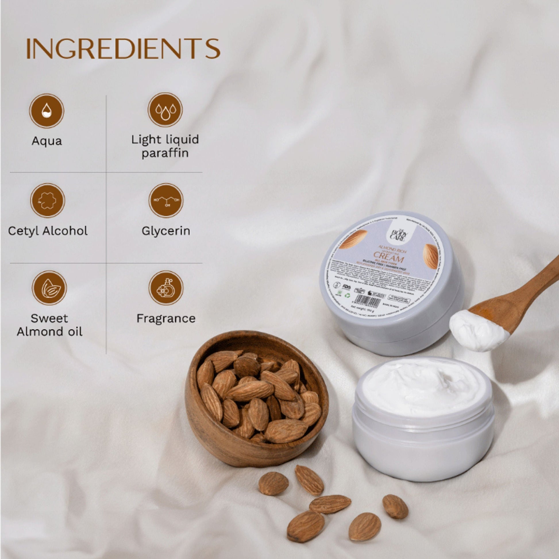 The Body Care Almond Cream  Grab2Buy The Body Care Grab2Buy