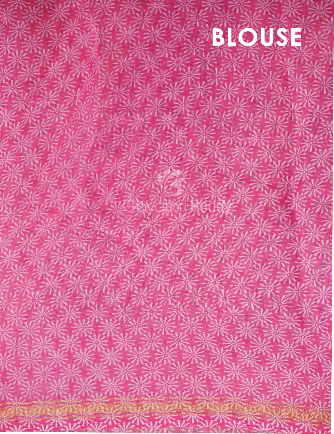 Neon Pink Printed Semi Chanderi Grab2Buy By Gayathri Reddy Designer Studio 