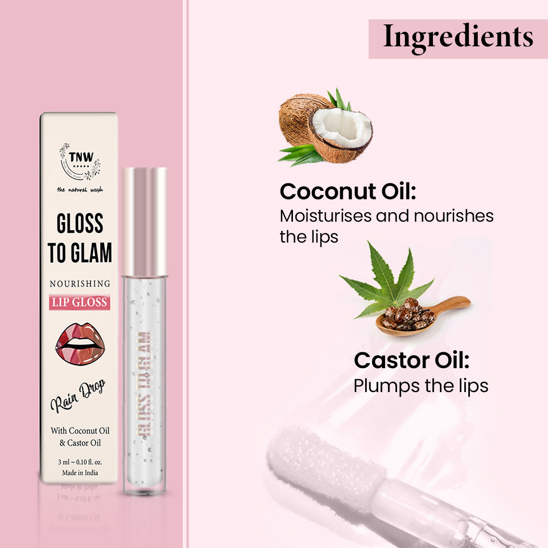 The Natural Wash Gloss To Glam Nourishing Lip Gloss - Raindrop  Grab2Buy The Natural Wash Grab2Buy