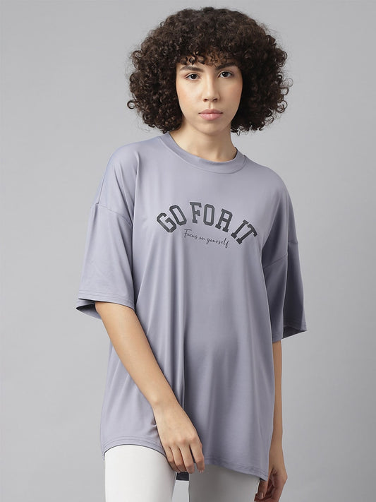 MKH Typography Printed Dri-FIT Sports T-shirt 