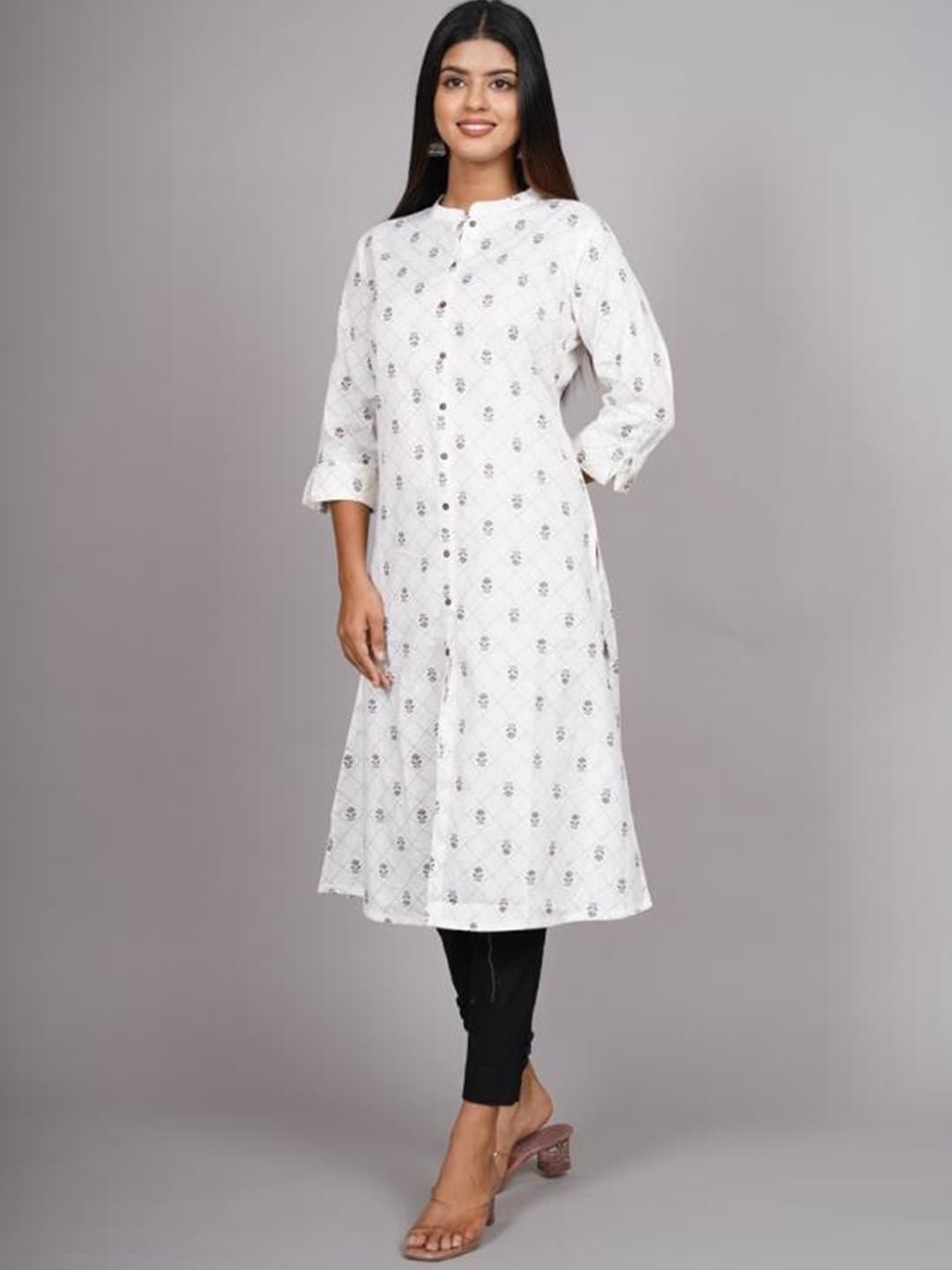 HERE&NOW Geometric Printed Kurta