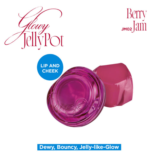 fwee Lip&Cheek Glowy Jelly Pot - JM02 Berry Jam