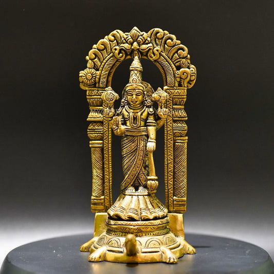 Brass Kurma Statue - Divine Protection for Seekers - 1