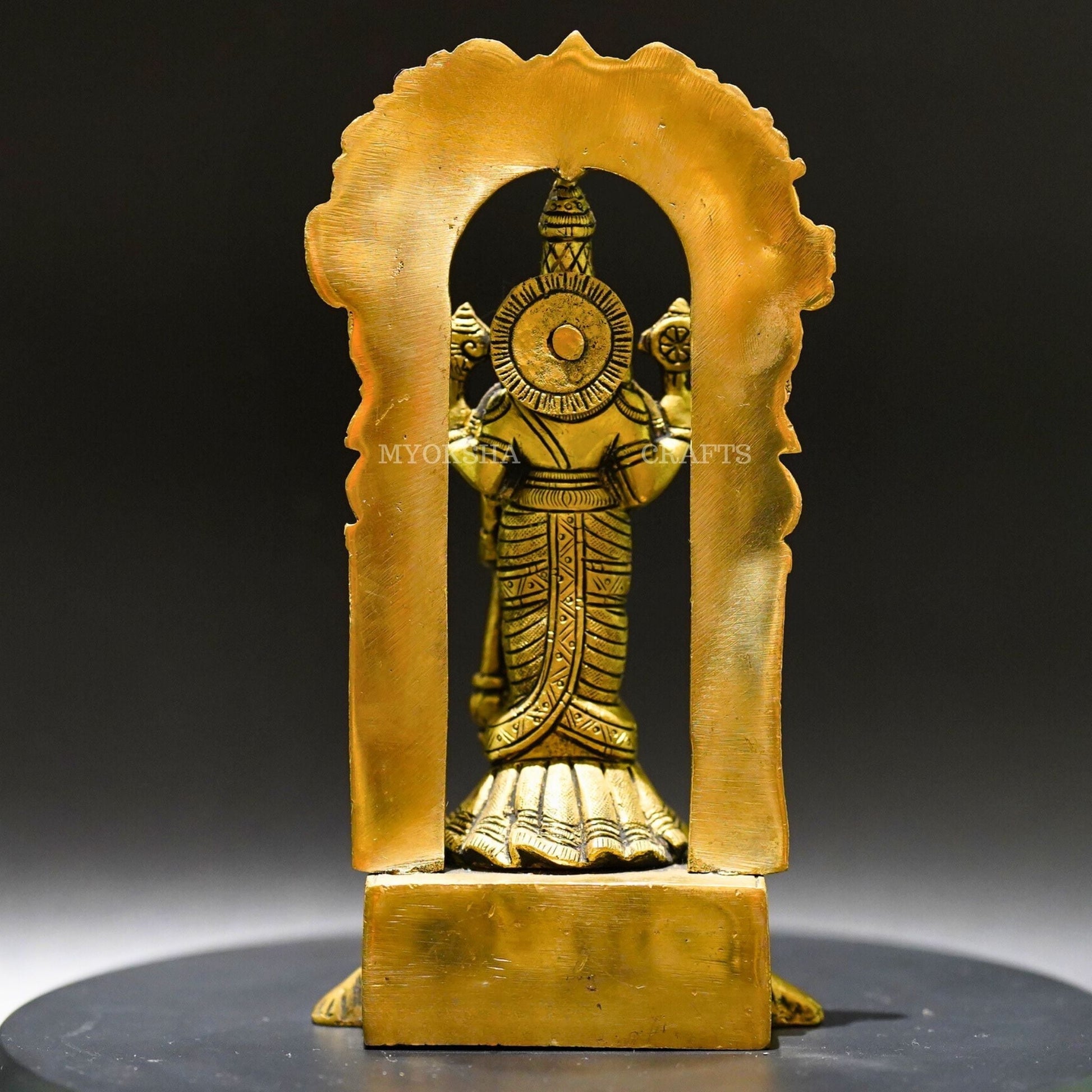 Brass Kurma Statue - Divine Protection for Seekers - 3