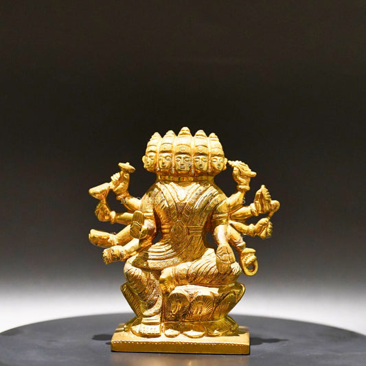 Brass Devi - Goddess of Power and Devotion - 1