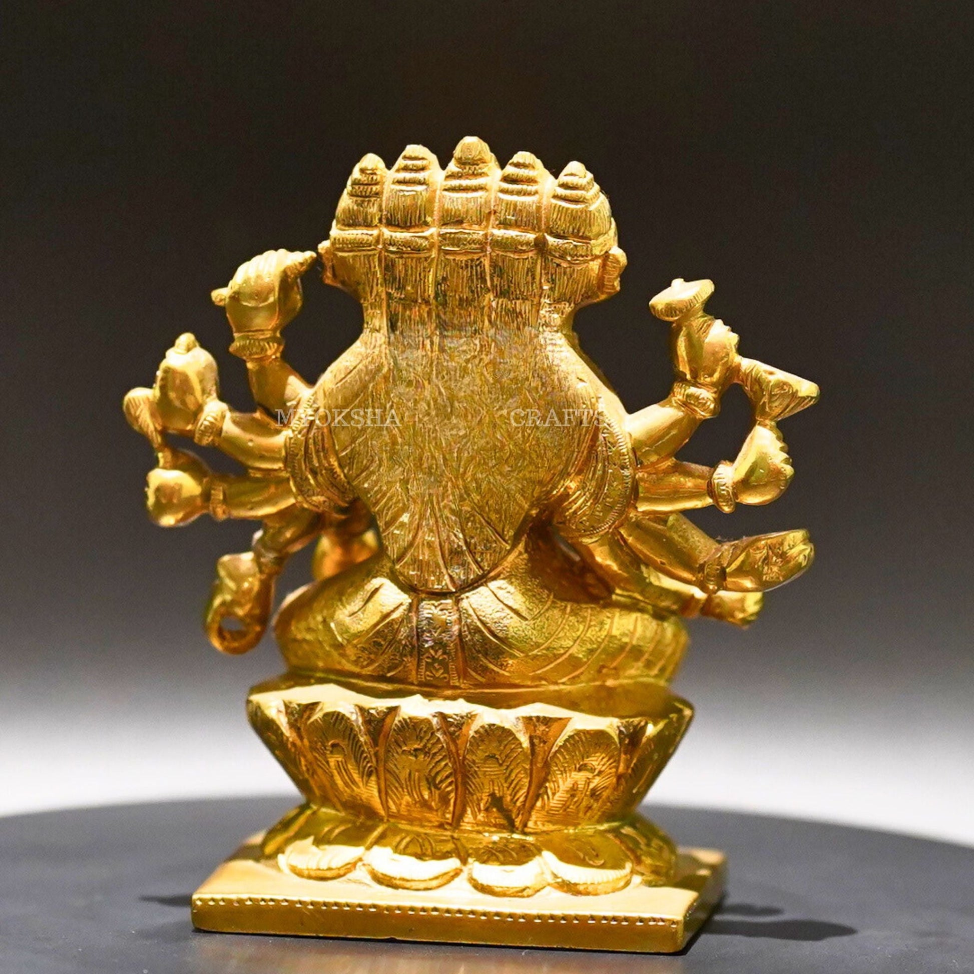Brass Devi - Goddess of Power and Devotion - 3