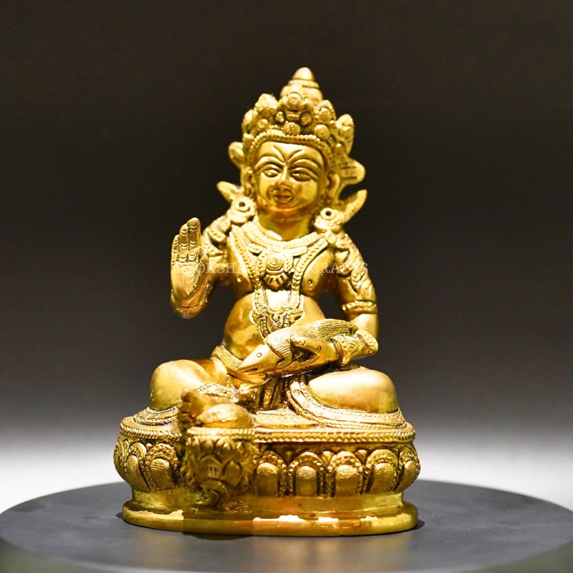 Brass Kubera - Lord of Wealth and Prosperity - 1