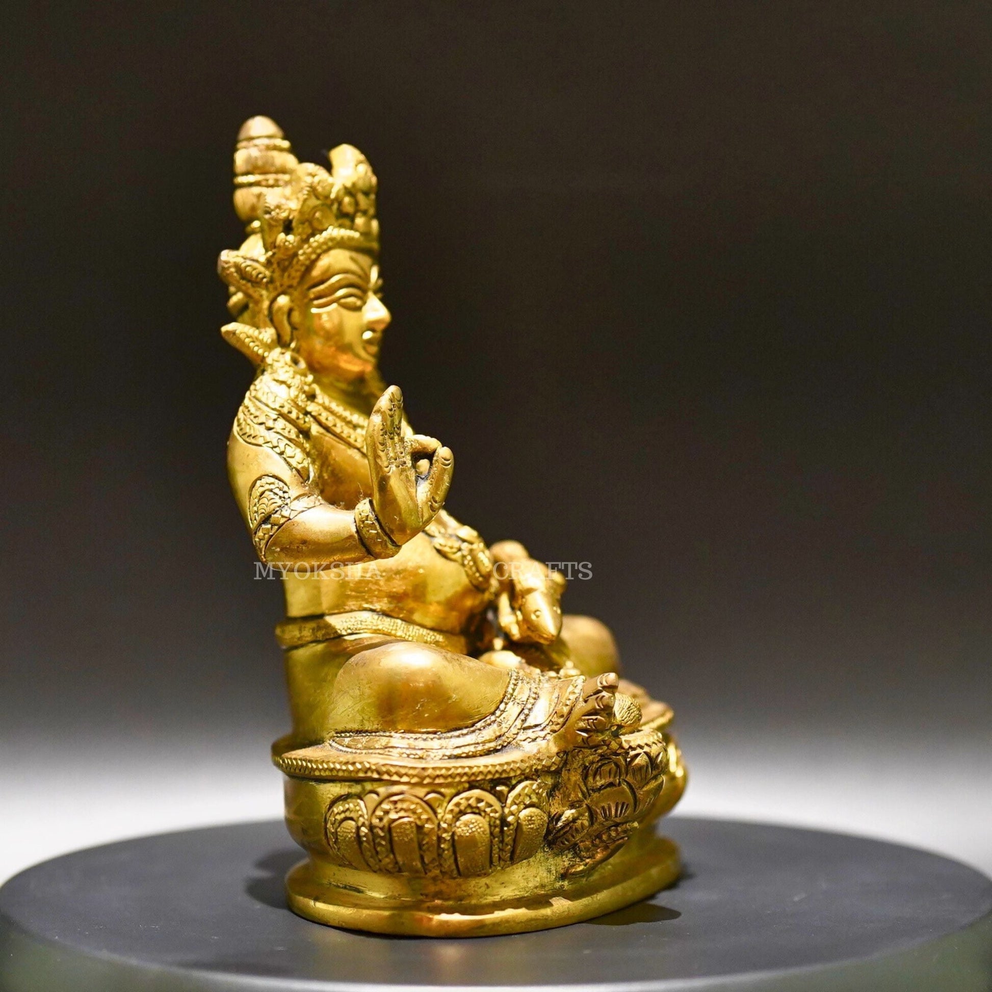 Brass Kubera - Lord of Wealth and Prosperity - 2