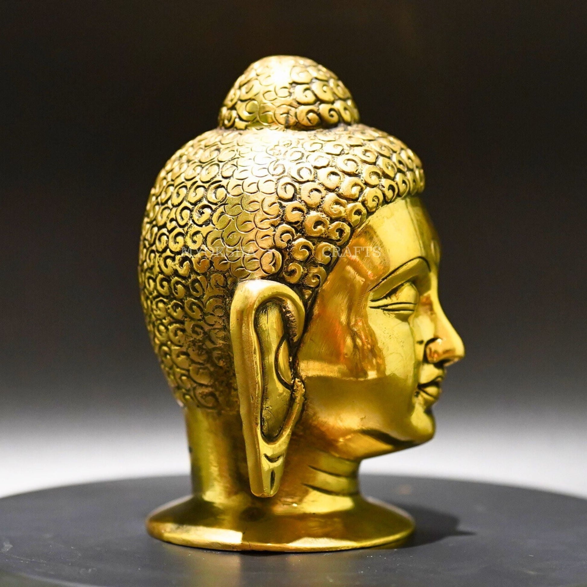 Brass Buddha Idol  - 2