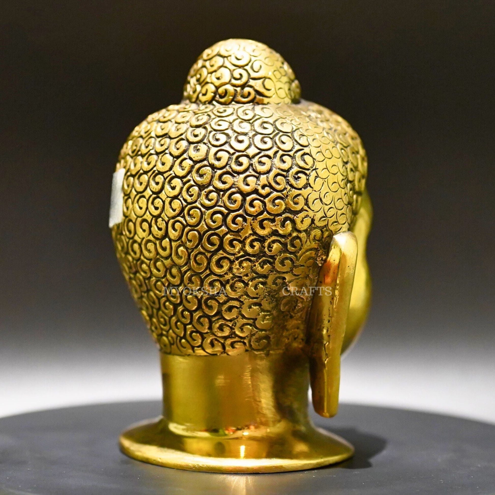 Brass Buddha Idol  - 3