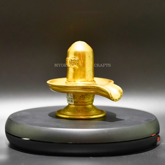 Brass Shivling - Sacred Symbol of Lord Shiva's Cosmic Energy - 2