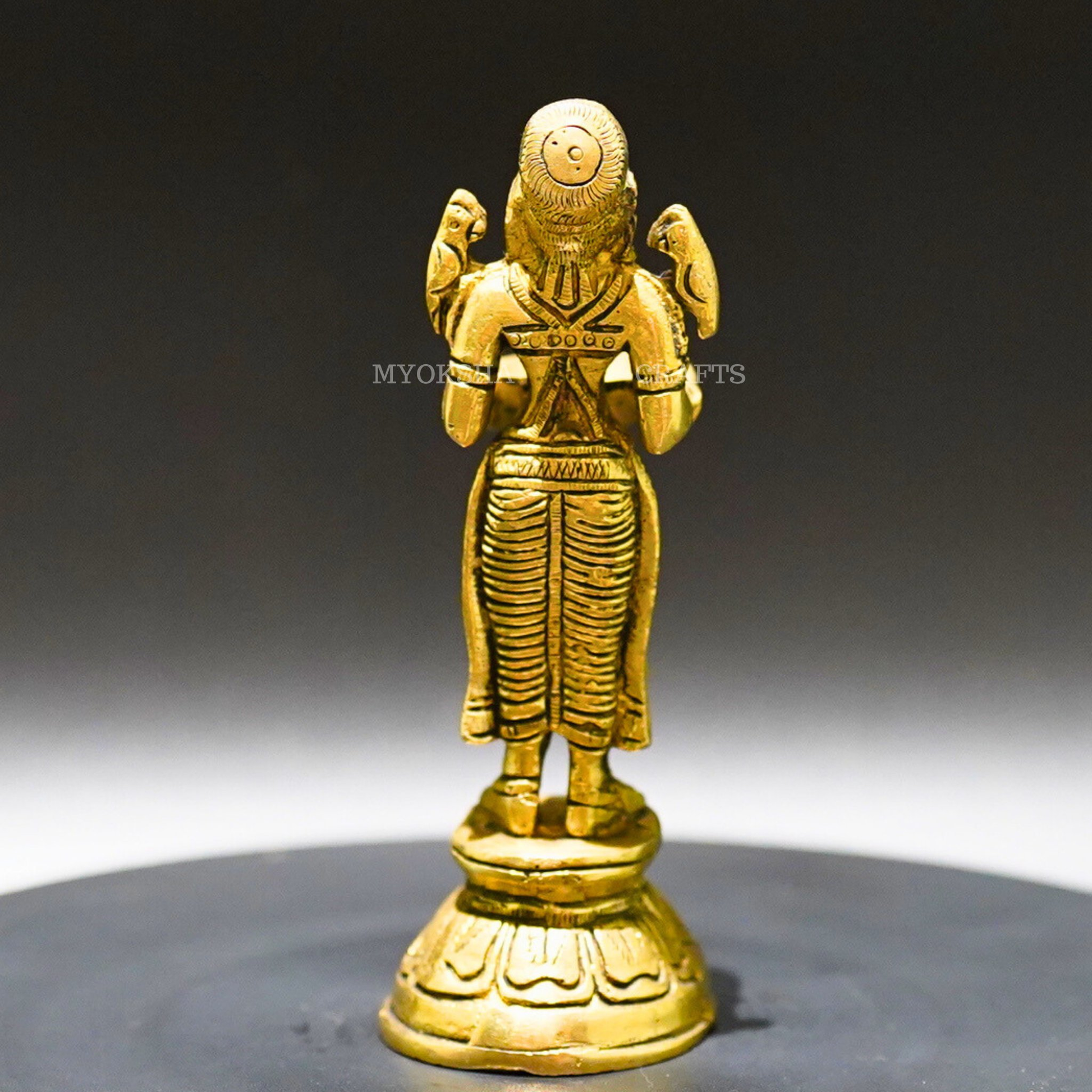 Brass Malli Deepa - Divine Illumination for Spiritual Seekers - 3