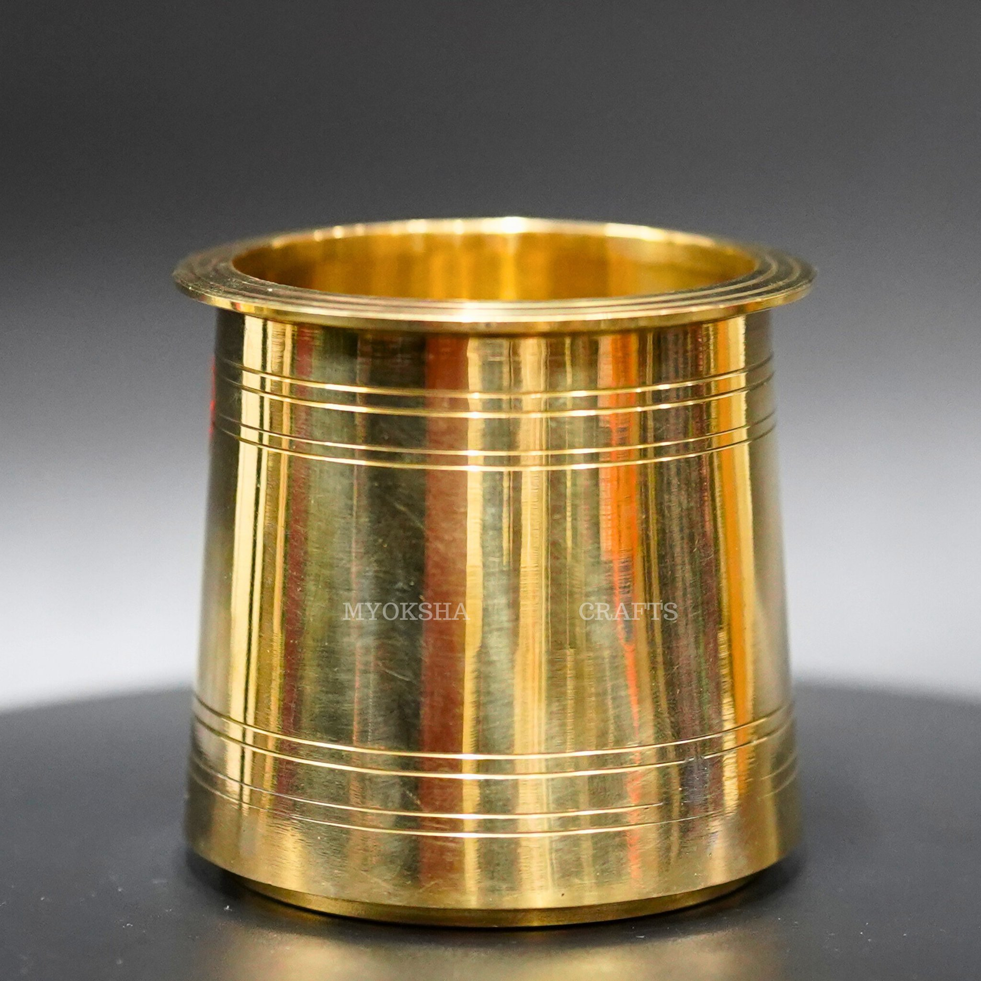 Brass Panchpatra: Embrace Ritualistic Grace and Tradition - 1