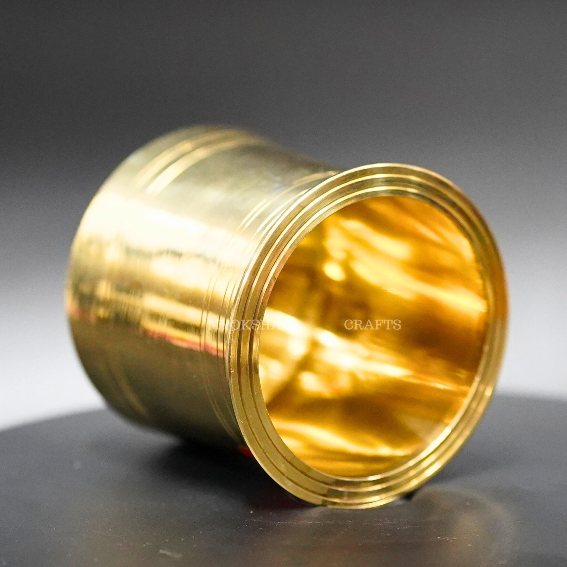 Brass Panchpatra: Embrace Ritualistic Grace and Tradition - 2