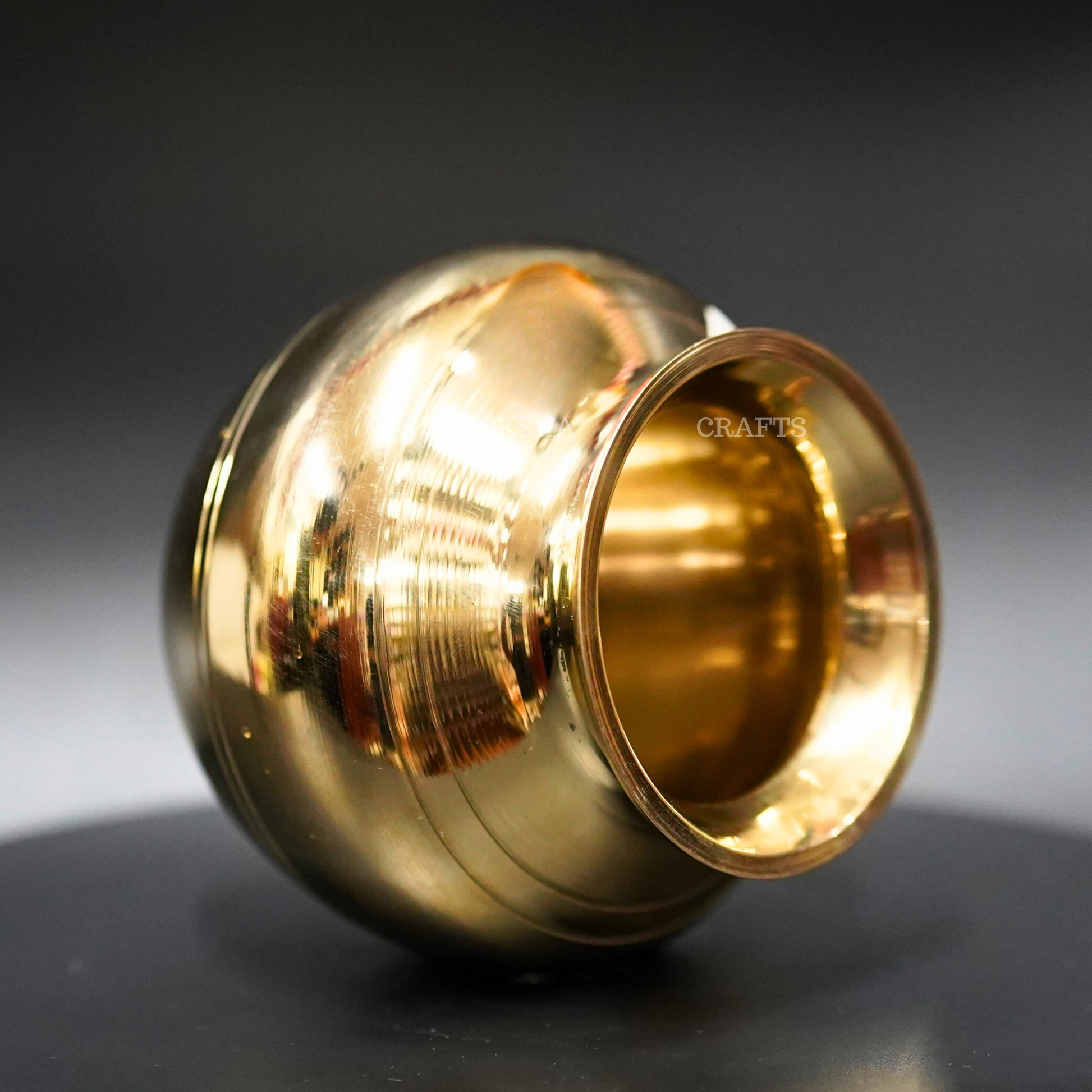 Brass Kalasha Lota: Embrace Divine Blessings and Abundance - 2