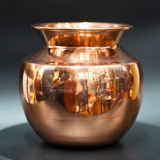 Copper Kalash: Embrace the Essence of Indian Spirituality - 1