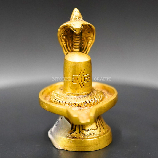 Shivaling with Cobra Idol - Embrace the Divine Energy of Lord Shiva - 1