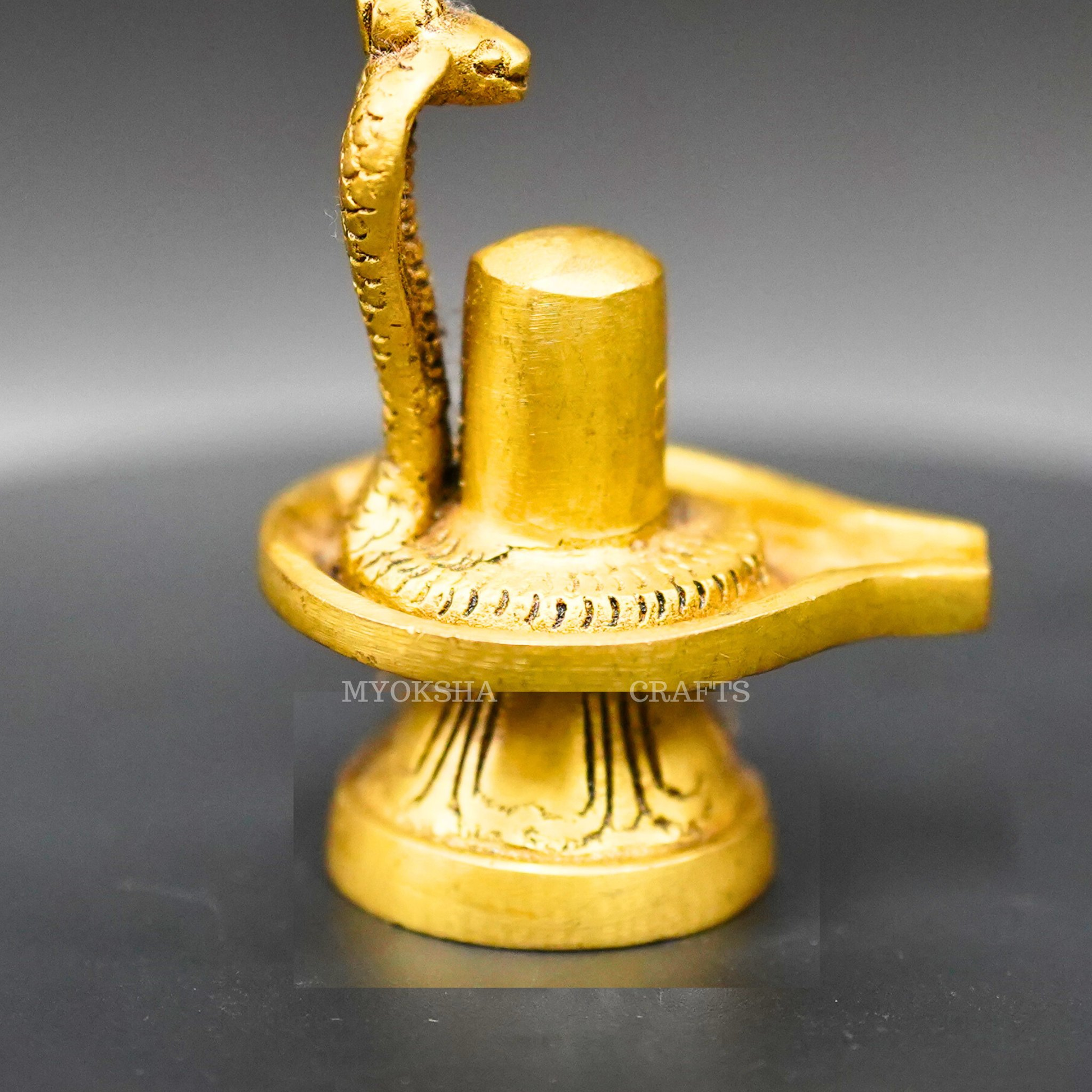 Shivaling with Cobra Idol - Embrace the Divine Energy of Lord Shiva - 3