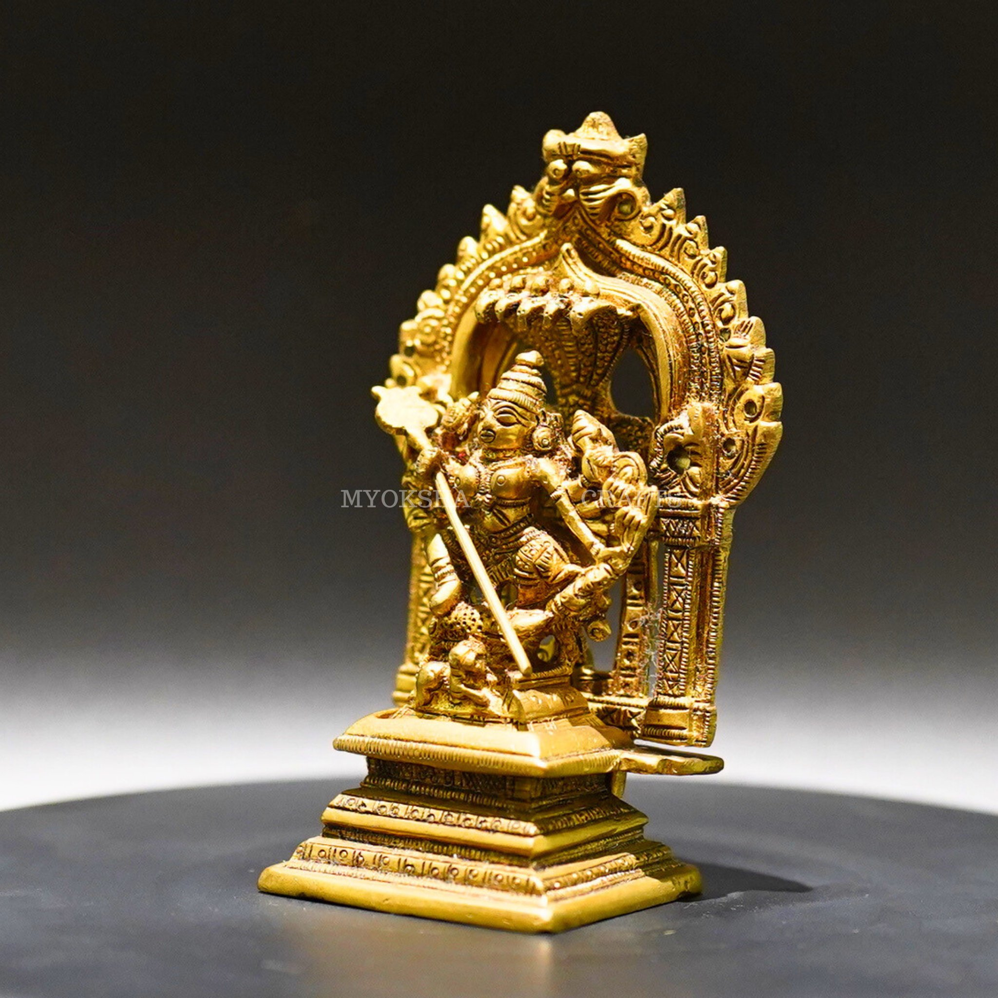 Brass Kali Maa - Goddess of Power and Liberation - 4