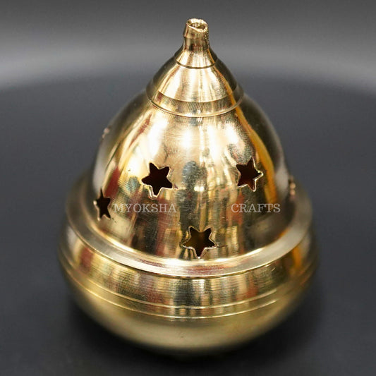 Brass Kuber Goblet: Embrace Prosperity and Elegance - 1