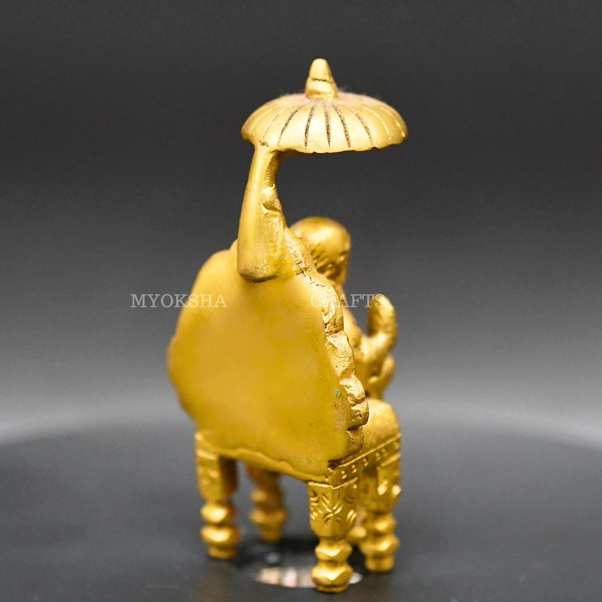 Brass Simhasan Sai Baba: A Divine Treasure for Your Homes - 3