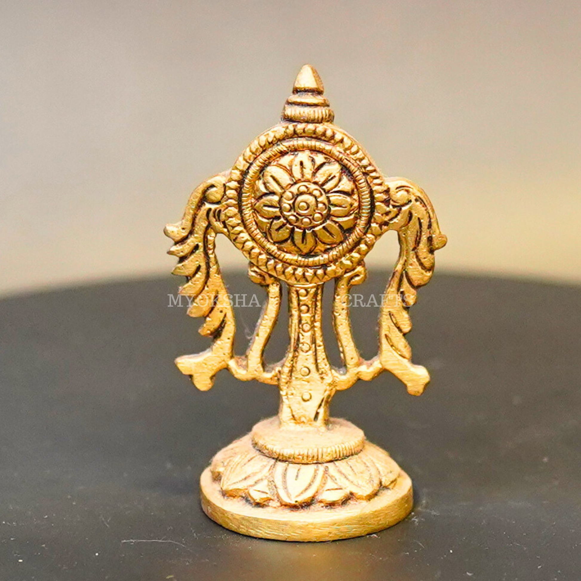 Brass Chakra Idol - 1