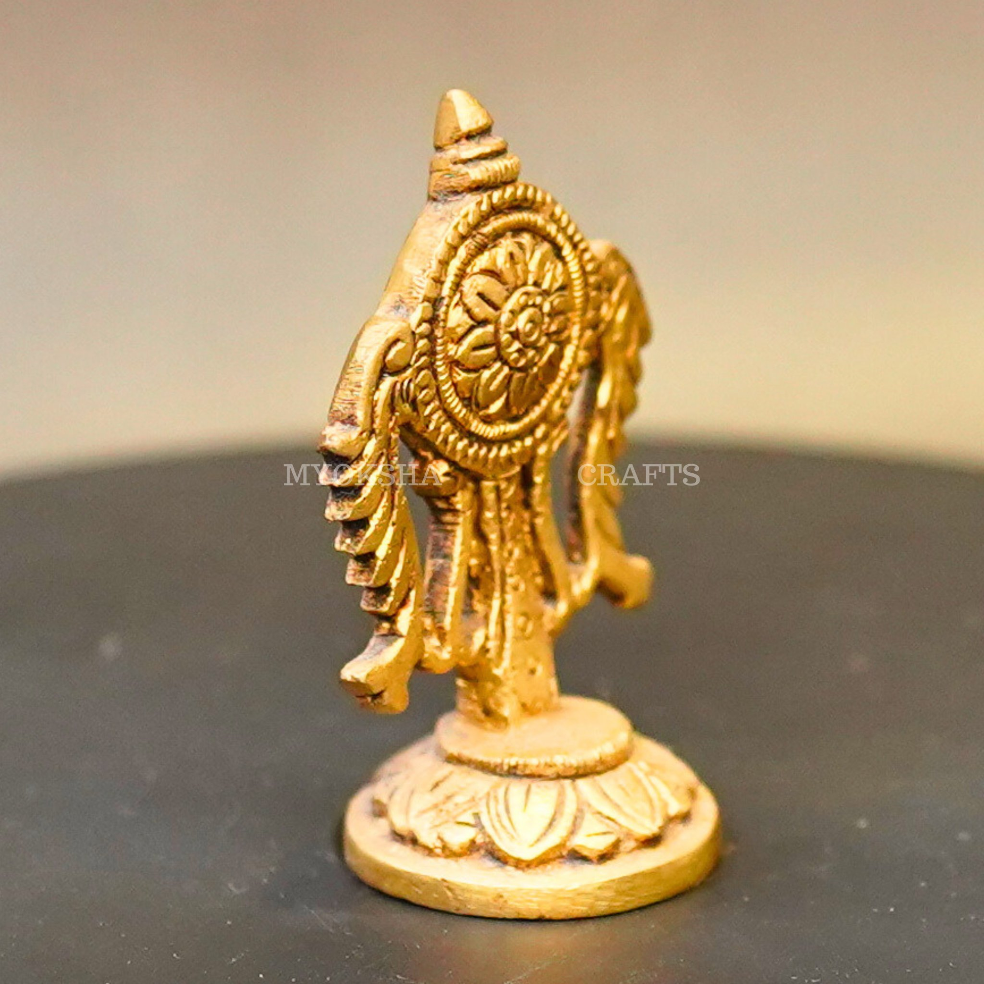 Brass Chakra Idol - 2