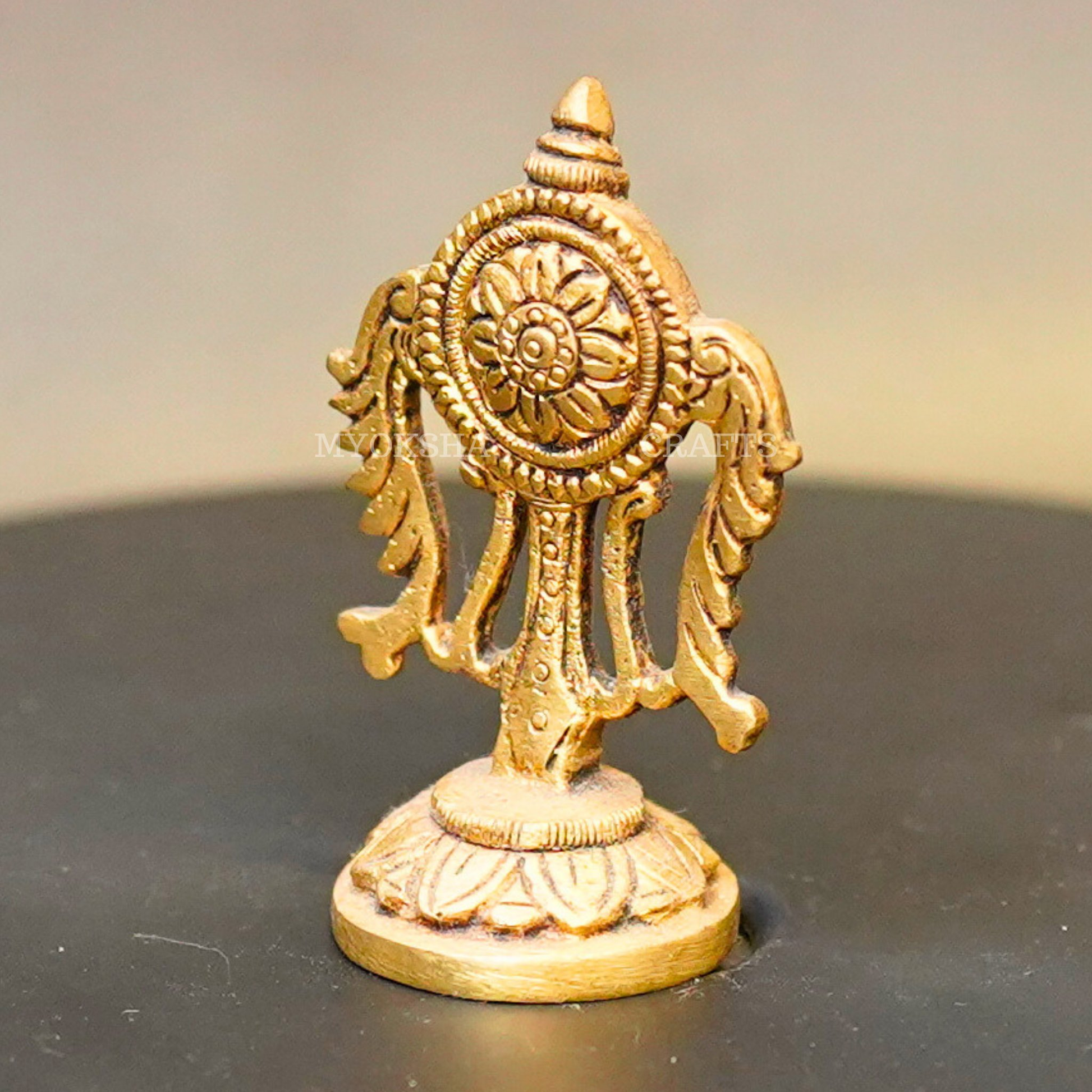 Brass Chakra Idol - 4