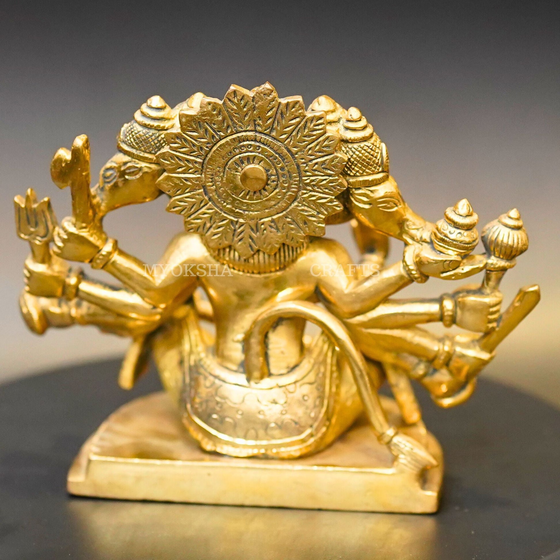 Brass Punchamuki Hanuman - 3
