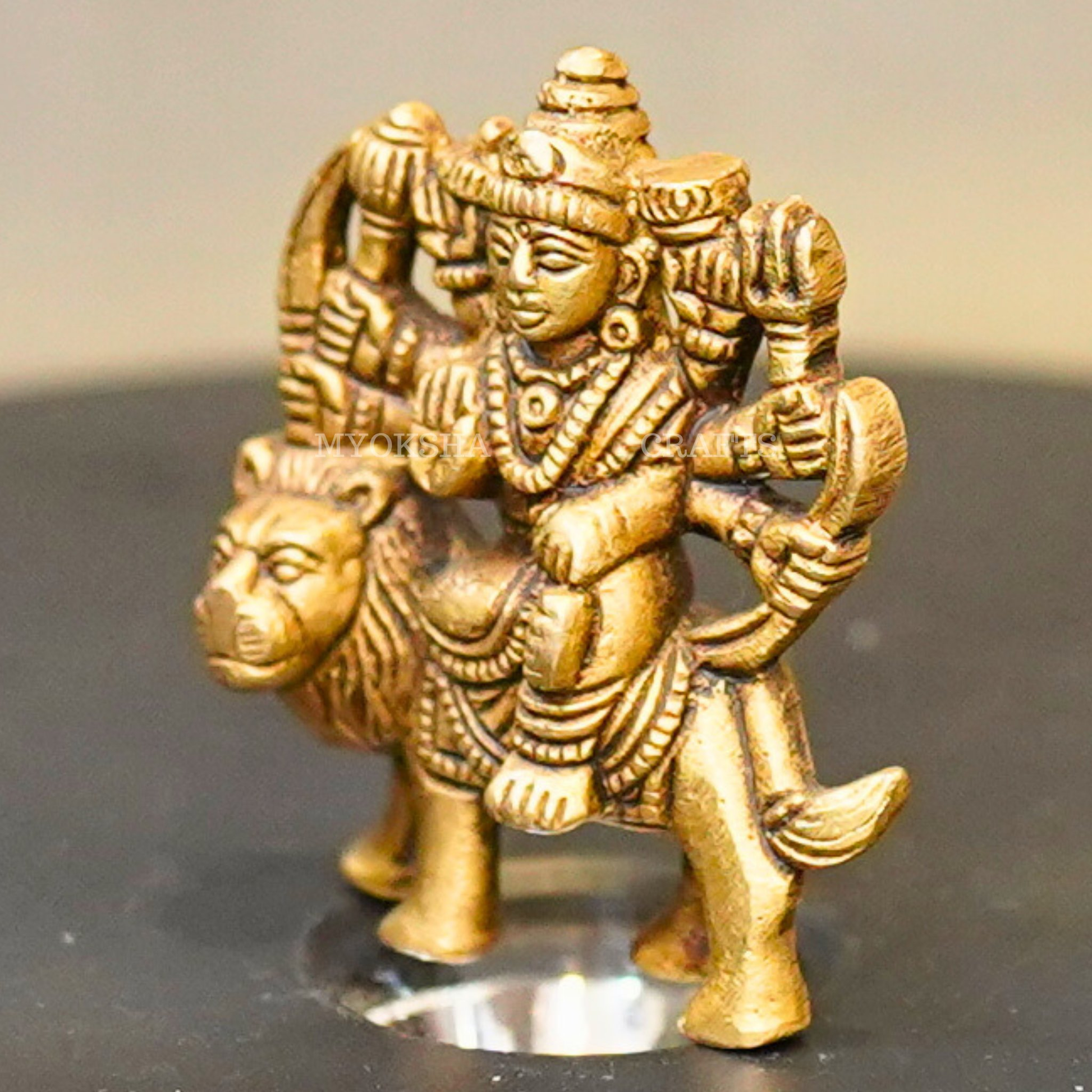 Brass Vaishnavi Devi Idol - 4