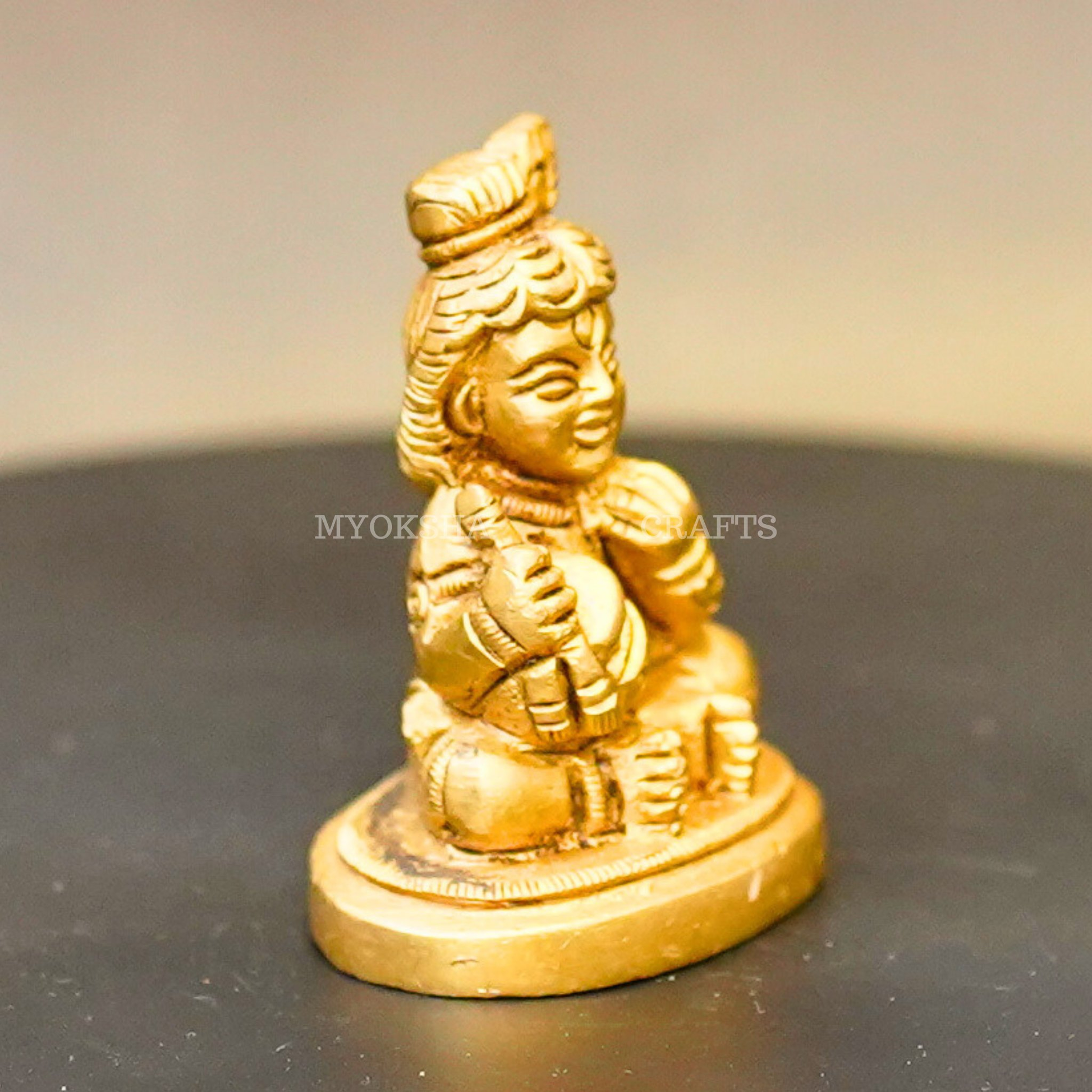 Brass Bala Krishna Idol - 2