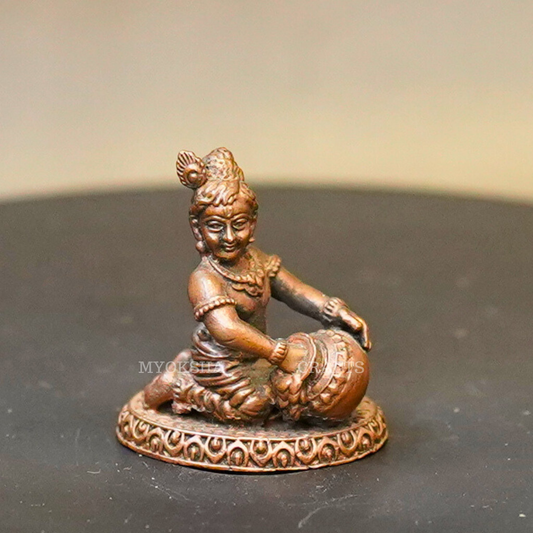 Copper Bene Krishna Idol - 1