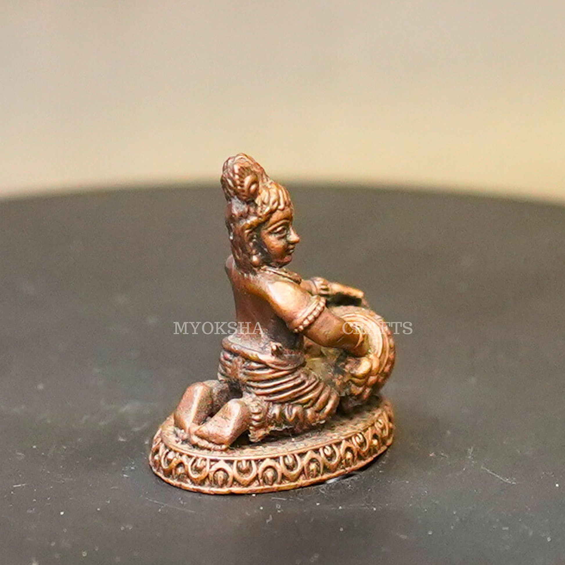 Copper Bene Krishna Idol - 2