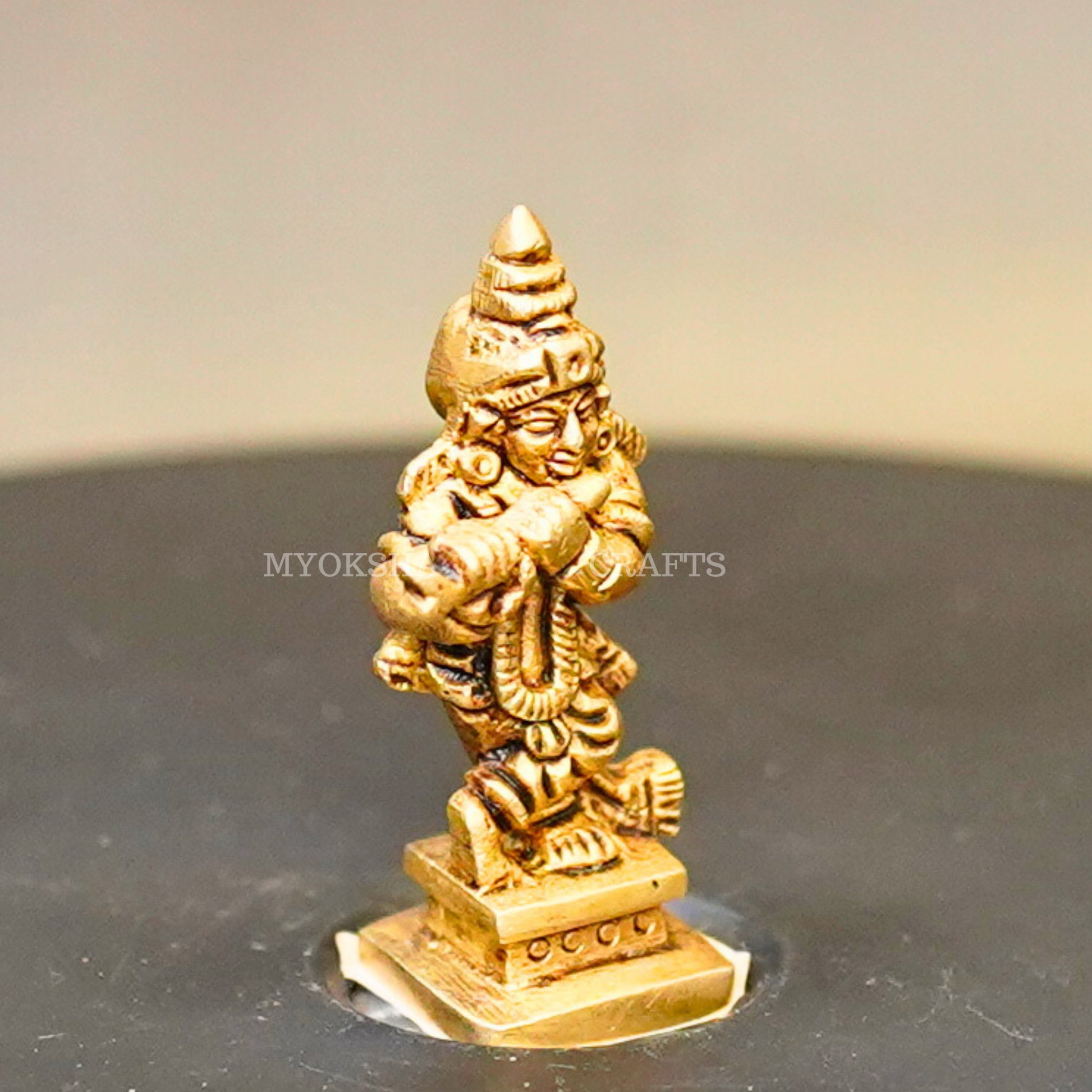 Brass Krishna Idol - 2