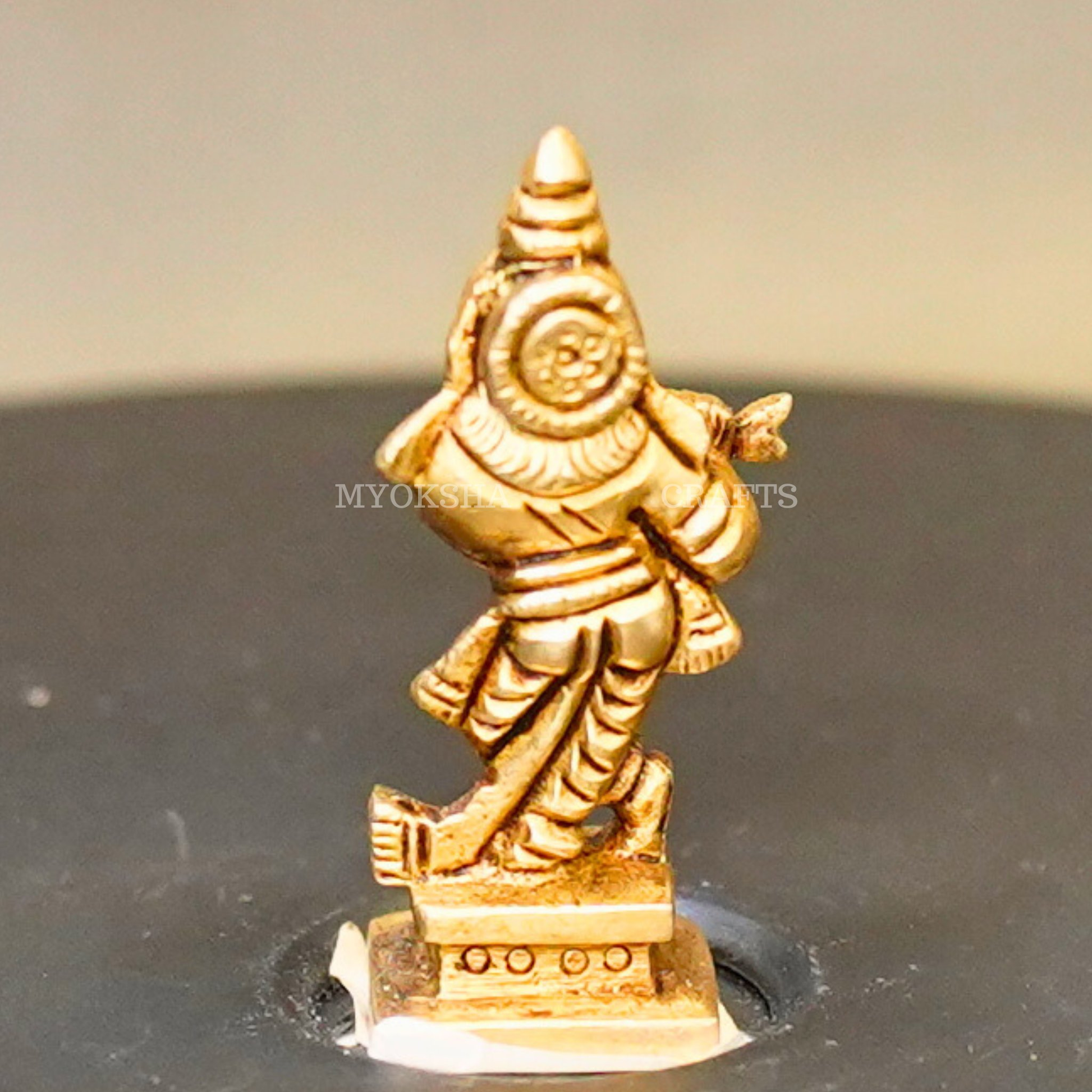 Brass Krishna Idol - 3